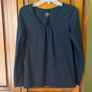 Black L.L. Bean Long Sleeve Shirt